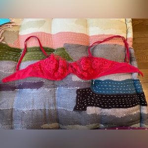 Victoria’s Secret Angel Red Balconet Bra 36B. New and never worn!